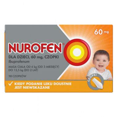 Nurofen 60 mg 10 czopków