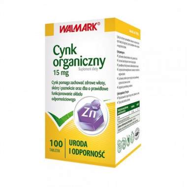 Cynk 15 mg 100 tabl. Walmark