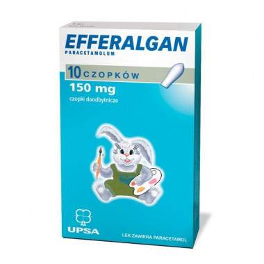 Efferalgan czopki 150 mg 10...