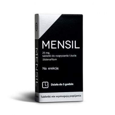 Mensil 25 mg 8 tabl. do żucia