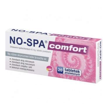 No-spa Comfort 40 mg 20 tabl.