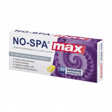 No-spa Max 80 mg 20 tab.
