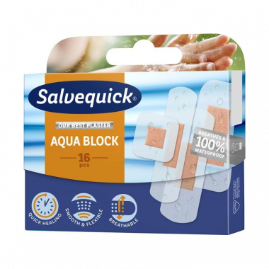 Salvequick Aqua Block 16 szt.