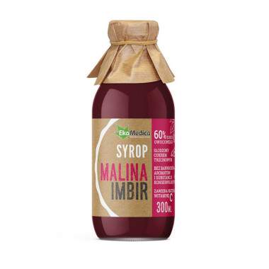 Syrop Malina Imbir 300 ml...