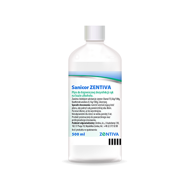 Sanicor płyn do dezynfekcji Zentiva 500 ml