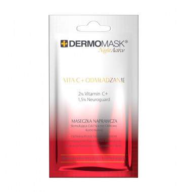 Dermomask NIGHT ACTIVE Maseczka Vita C + Odmładzanie 12 ml