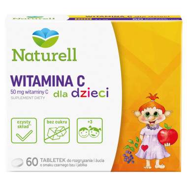 Naturell witamina C dla dzieci 60 tab.
