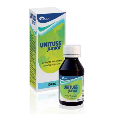 Unituss Junior syrop 60 mg/10ml 120 ml