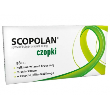 Scopolan czopki 10 mg 6 szt.