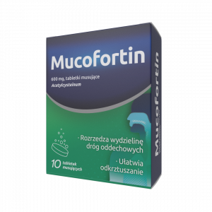 Mucofortin 600 mg 10 tab.mus.