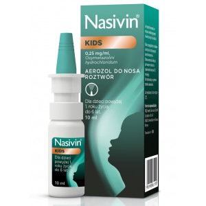 Nasivin Kids 0,025% aerozol...